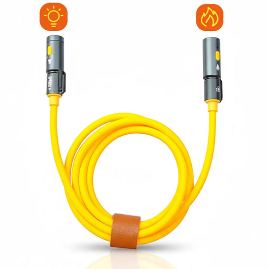 240W Multifunctional Outdoor Fast Charging Cable with Flashlight/Cigarette Lighter