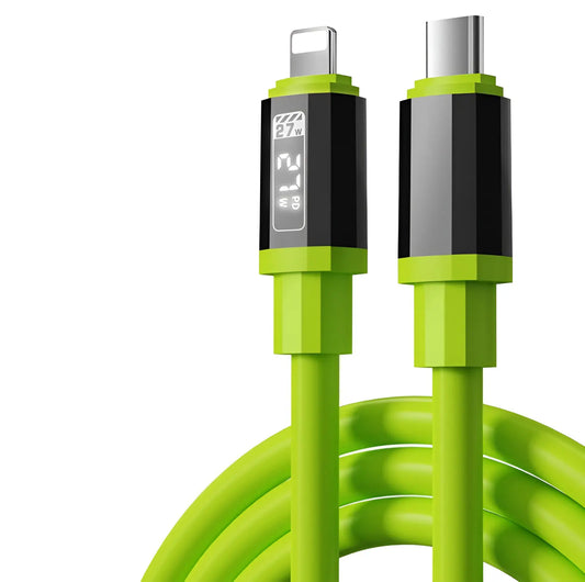 240W Fast Charging Cable with Intelligent Digital Display 4.9ft