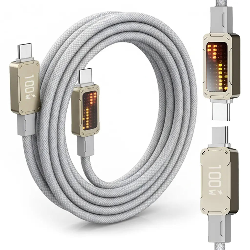 100W Fast Charging-Data Cable with Emarker Chip 1m/3.3ft