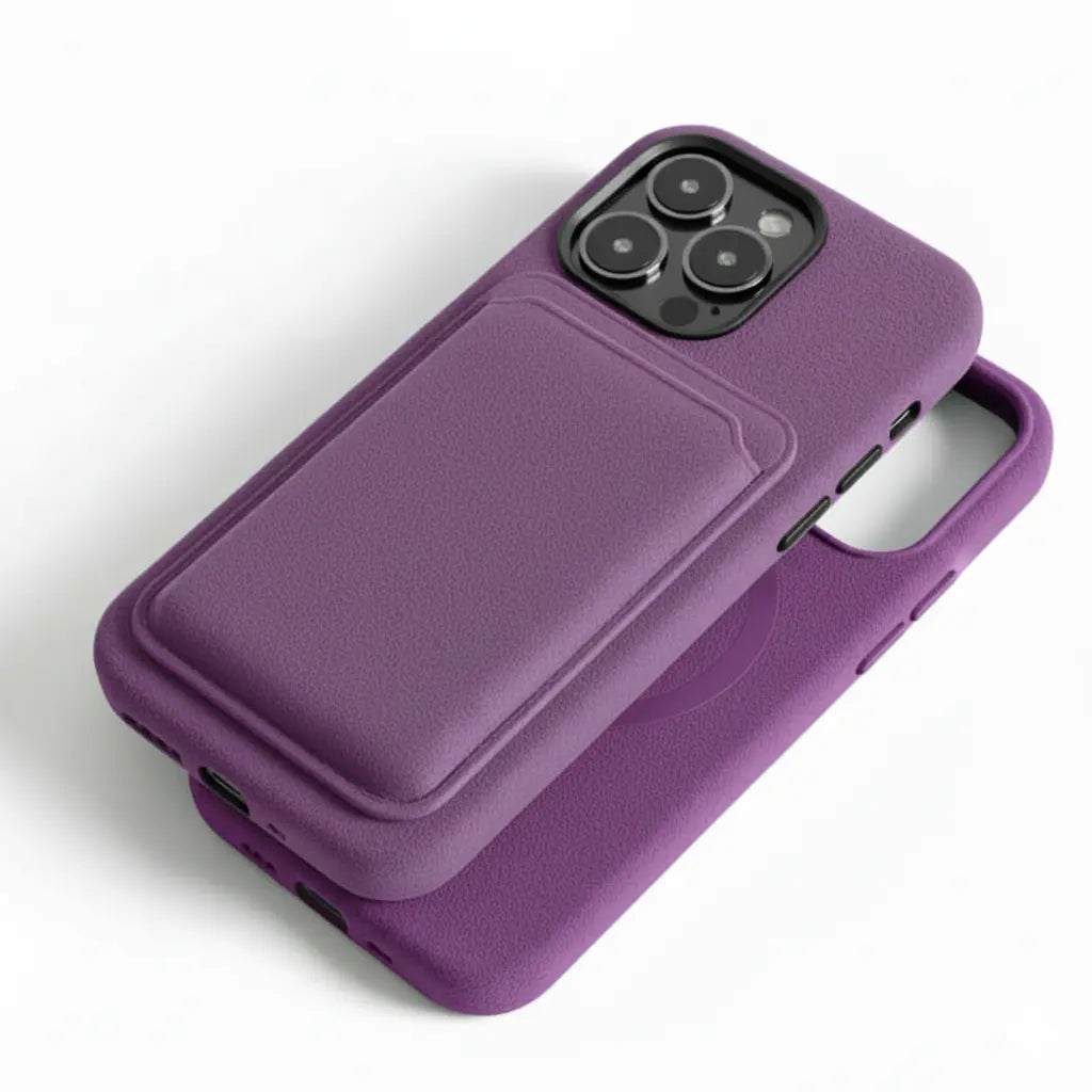 Pixxelcase® Alcantara Leather iPhone Case for 14-16ProMax | PURPLE