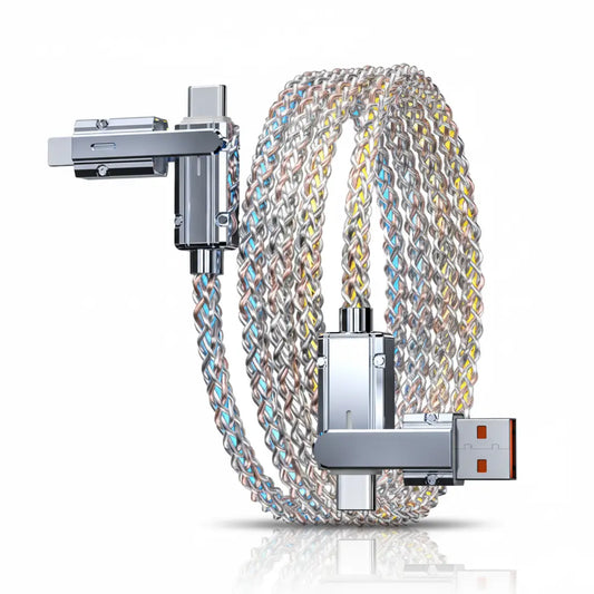 100W 4-in-1 Transformer RGB Light-Charging Cable 1m / 3.3ft