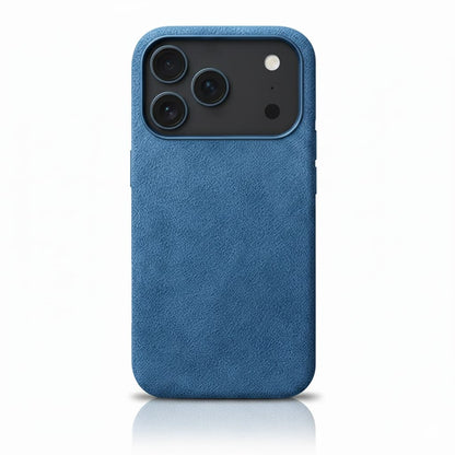 Pixxelcase® Alcantara Leather iPhone Case for 17-17Air | SKY BLUE