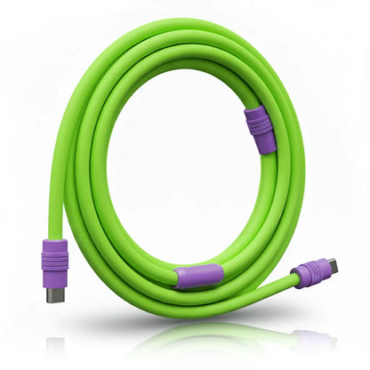 Colored Ultra-Soft Silicone Data-Cables for Fast Charging