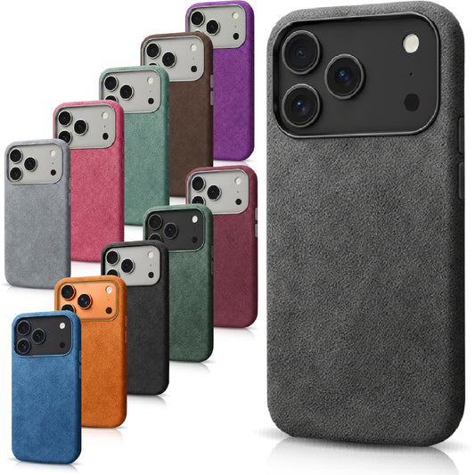 Alcantara® Leather Case for iPhone 14-17