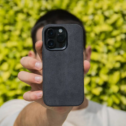 Alcantara® Leather Case for iPhone 14-17