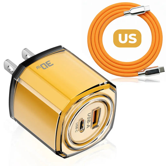 PixxelCase® - 30W Fast USB-C Charger US/EU/UK