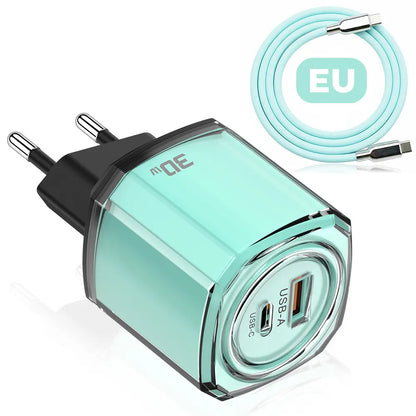 PixxelCase® - 30W Fast USB-C Charger US/EU/UK