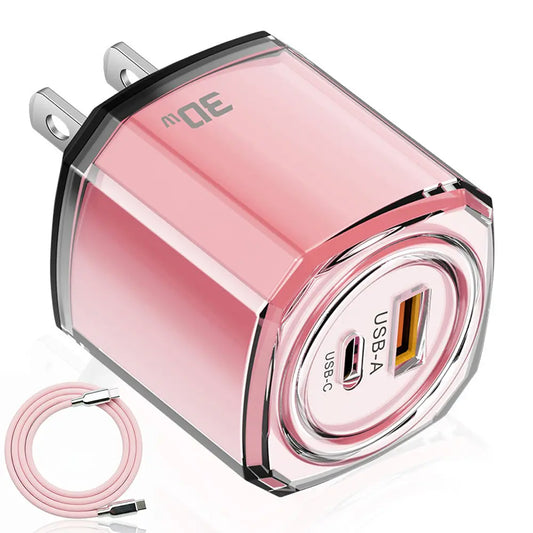 PixxelCase® - 30W Fast USB-C Charger US/EU/UK