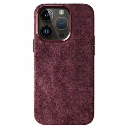 Alcantara® Leather Case for iPhone 14-17